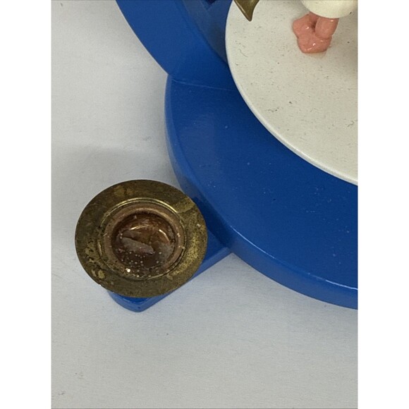 Vtg German Carousel Spinning Windmill Wood Richard Glasser Angel Band Erzgebirge - Picture 5 of 12